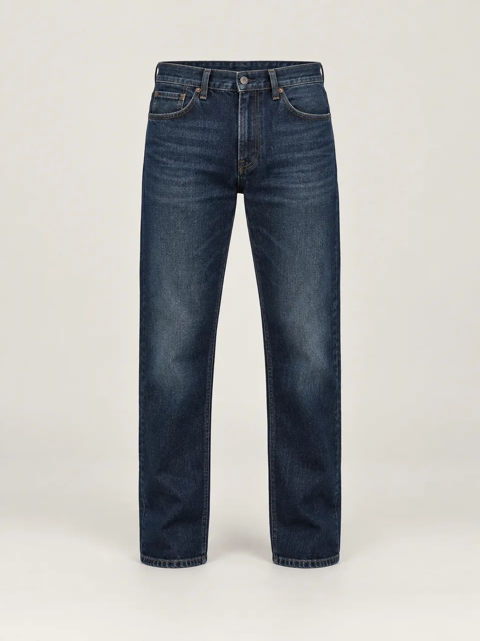 Jeans Reto Original, cor índigo, vista frontal